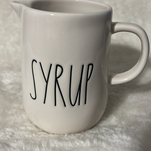 RAE DINN White Syrup Pitcher - Picture 2 of 6